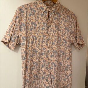 Faherty Floral Short Sleeve Men's Shirt